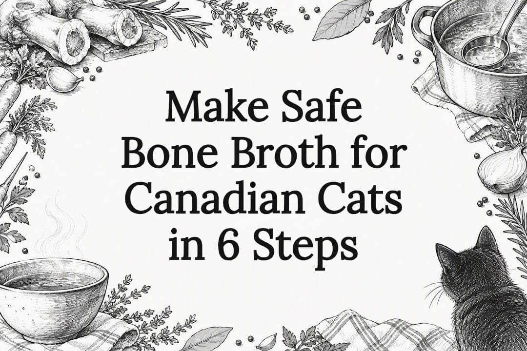 Make Safe Bone Broth for Canadian Cats in 6 Steps