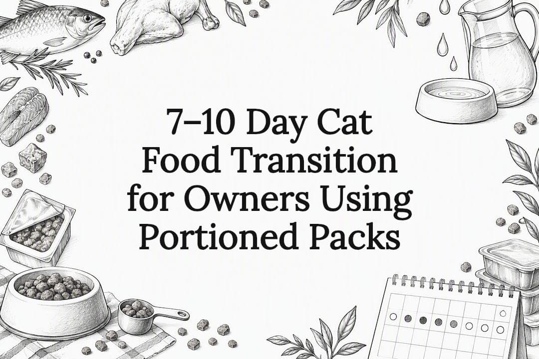 7–10 Day Cat Food Transition for Owners Using Portioned Packs
